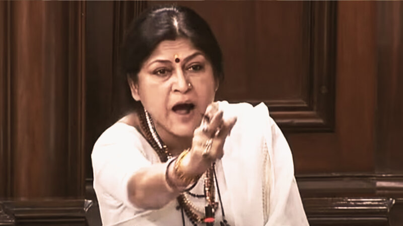 Speaking in Rajya Sabha